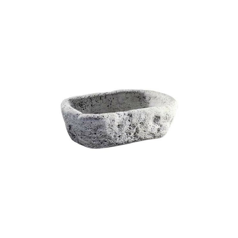 foto del prodotto fioriera pietra antica grigio decogarden 58x36x19 cm