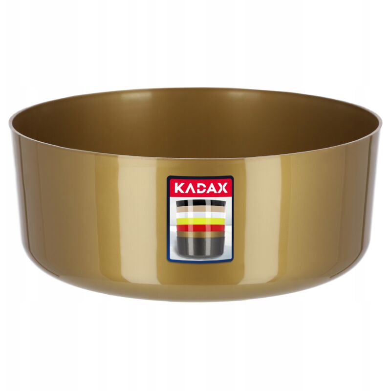 foto del prodotto fioriera, plastica, rotonda, fioriera, per davanzale, tavolo, soggiorno, fioriera, diametro 23 cm, oro kadax
