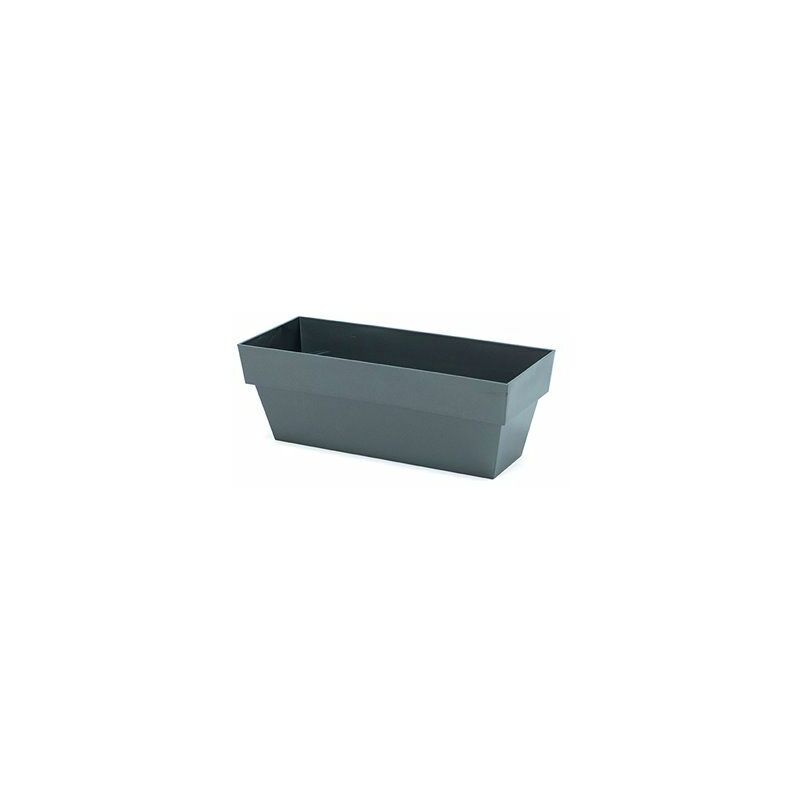 foto del prodotto fioriera plastiken limited 10x25 cm antracite