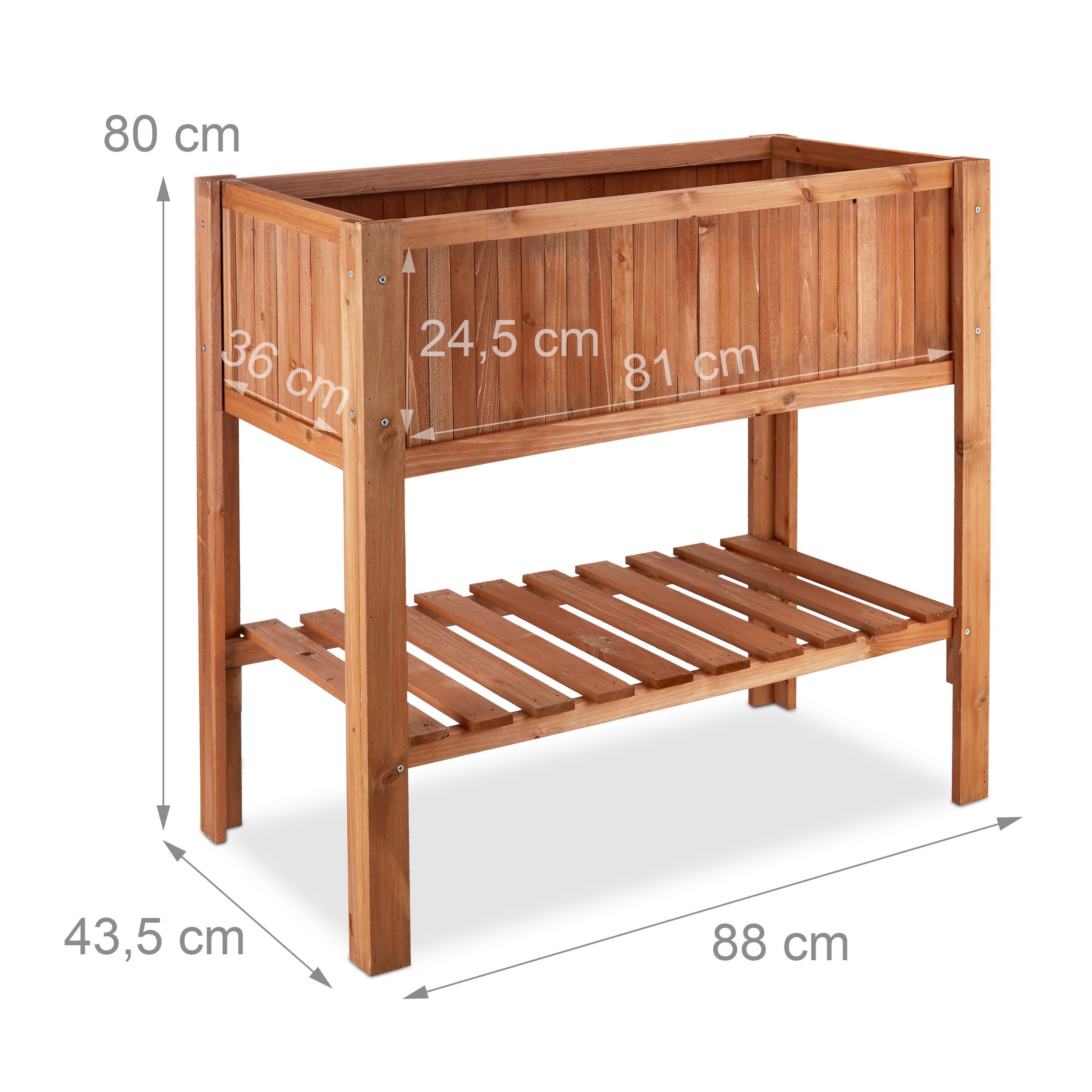 foto del prodotto fioriera porta orto su piedi 4 piedi in legno di abete cm 88 13_0002307