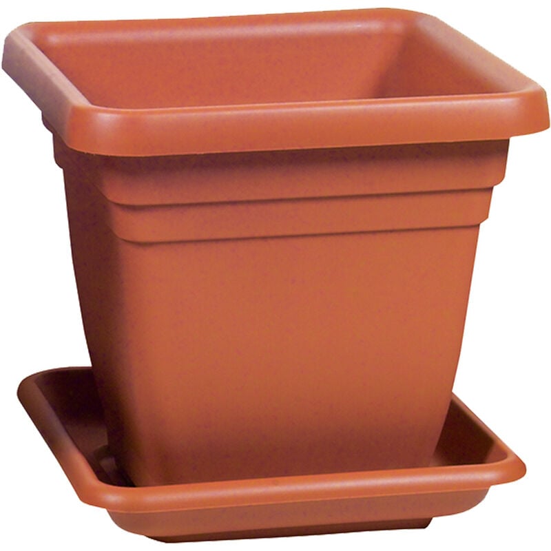 foto del prodotto fioriera quadra sottovaso cm 45 x 45