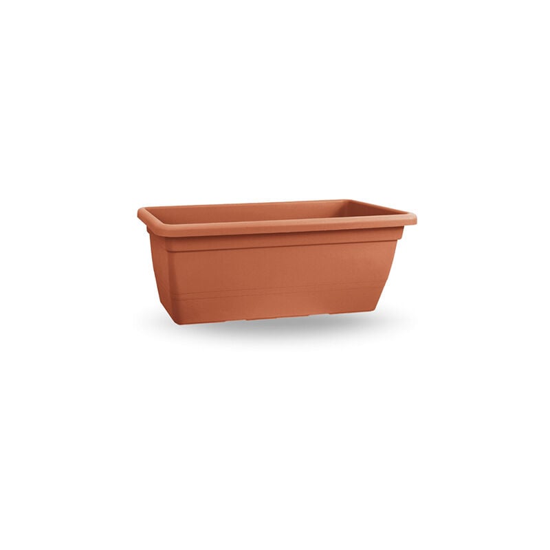 foto del prodotto fioriera rettangolare anthea 60cm terracotta veca cassetta per fiori
