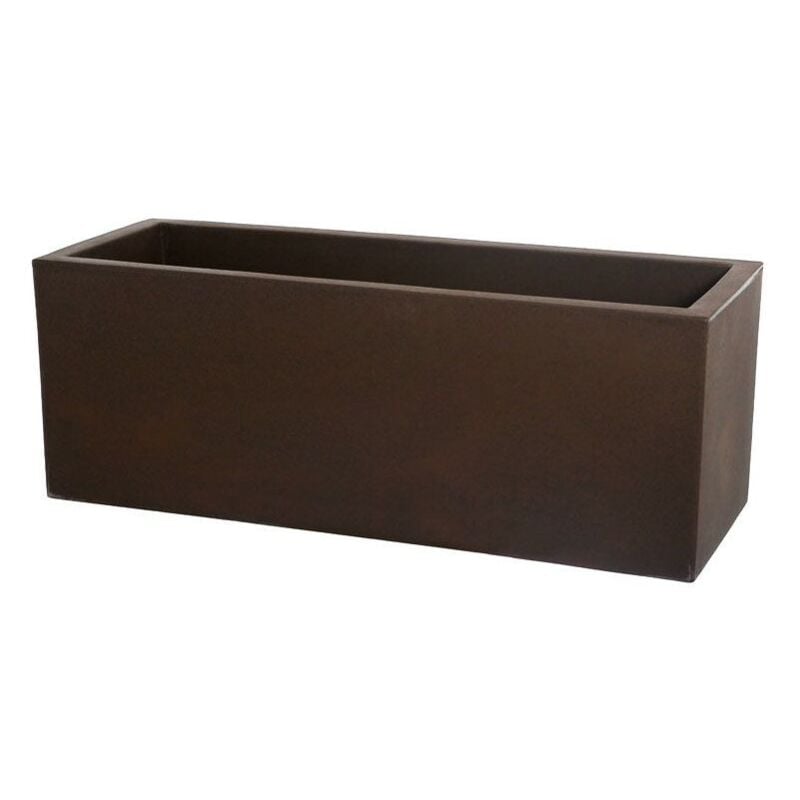 foto del prodotto fioriera rettangolare bronzo 60x24,5 cm h 24,5 mod. schio cassa