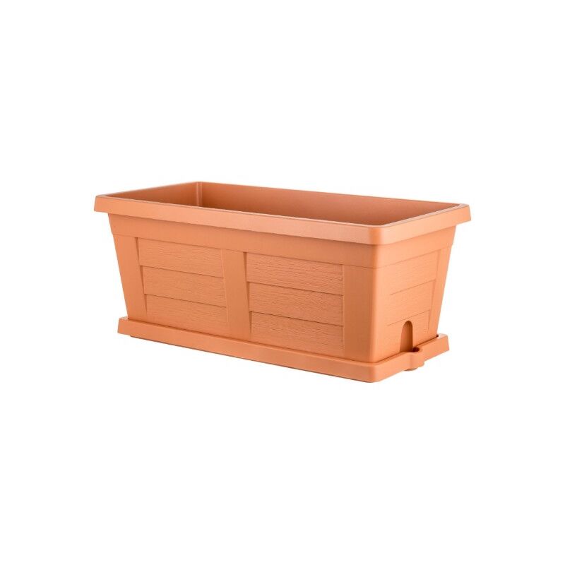 foto del prodotto fioriera rettangolare cm 100 x 44 x 40 cotto chiaro bama