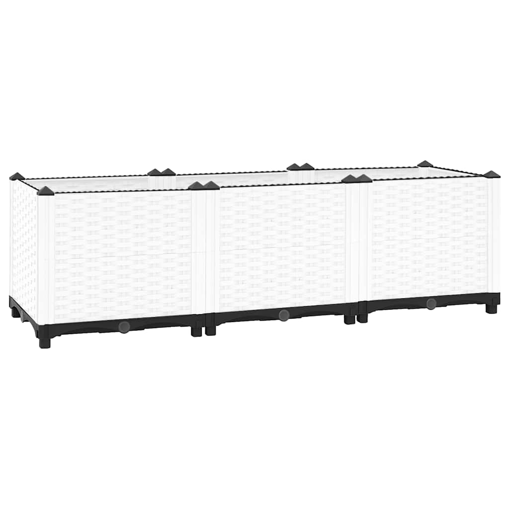 foto del prodotto fioriera rialzata 120x40x38 cm in polipropilenecod mxl 121149
