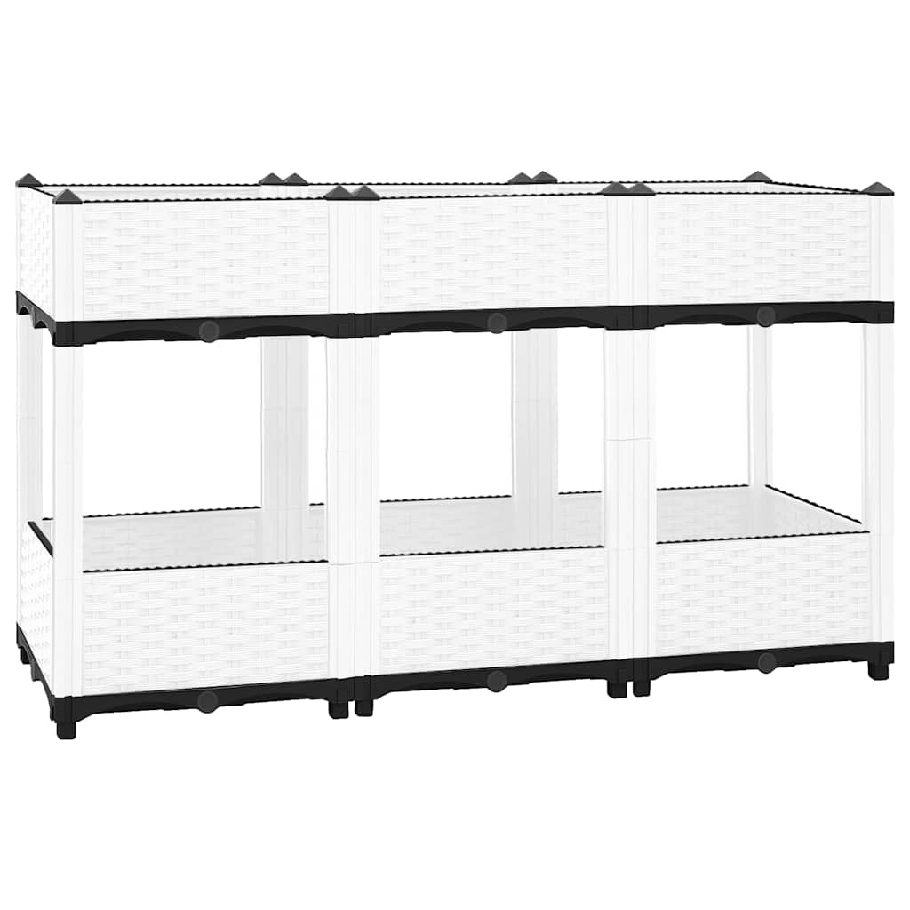 foto del prodotto fioriera rialzata 120x40x71 cm in polipropilenecod mxl 79786
