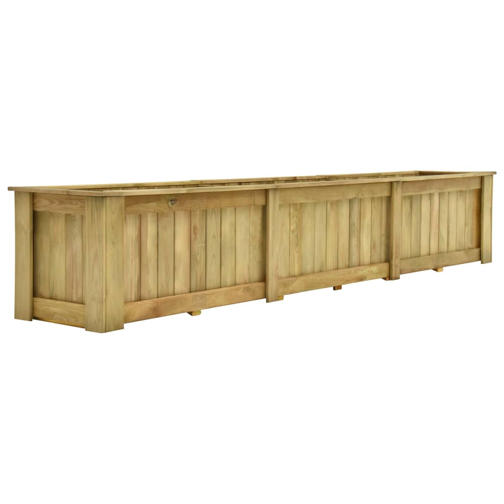 foto del prodotto fioriera rialzata 291x50x50 cm in legno di pino impregnato
