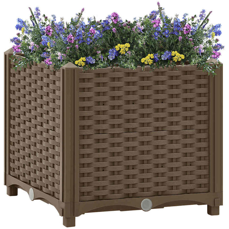 foto del prodotto fioriera rialzata 40x40x38 cm in polipropilene - vidaxl