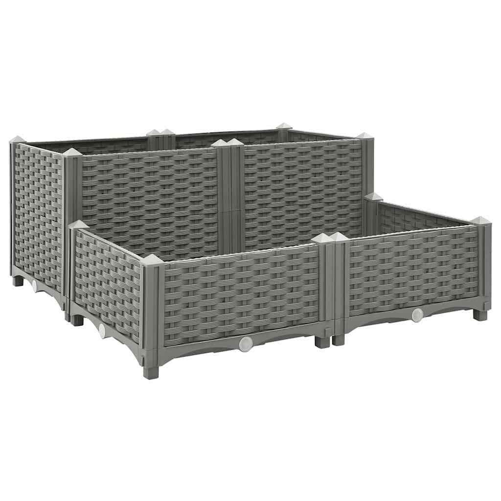 foto del prodotto fioriera rialzata 80x80x38 cm in polipropilenecod mxl 105616