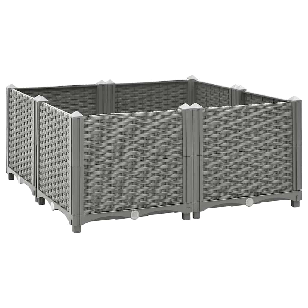 foto del prodotto fioriera rialzata 80x80x38 cm in polipropilenecod mxl 106367