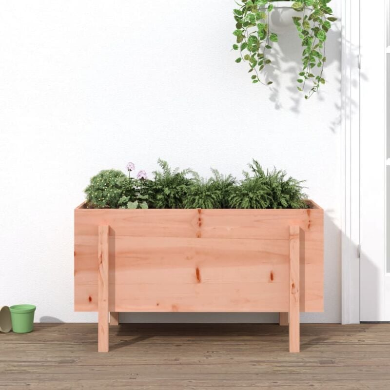 foto del prodotto fioriera rialzata giardino 101x50x57 cm legno massello douglas