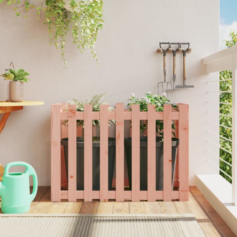 foto del prodotto fioriera rialzata giardino recinzione 100x50x70cm legno douglas vidaxl