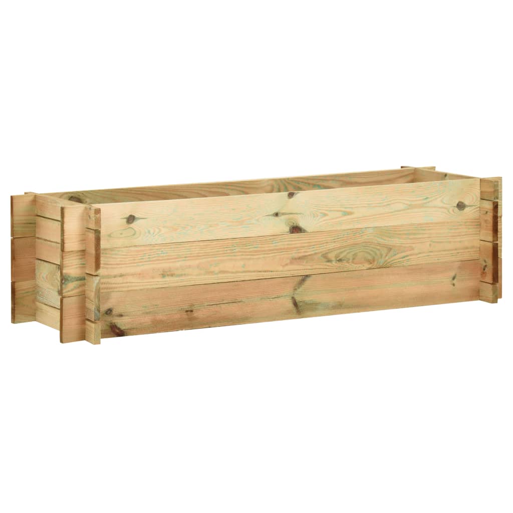 foto del prodotto fioriera rialzata in legno di pino impregnato 120 cm 02 0000856