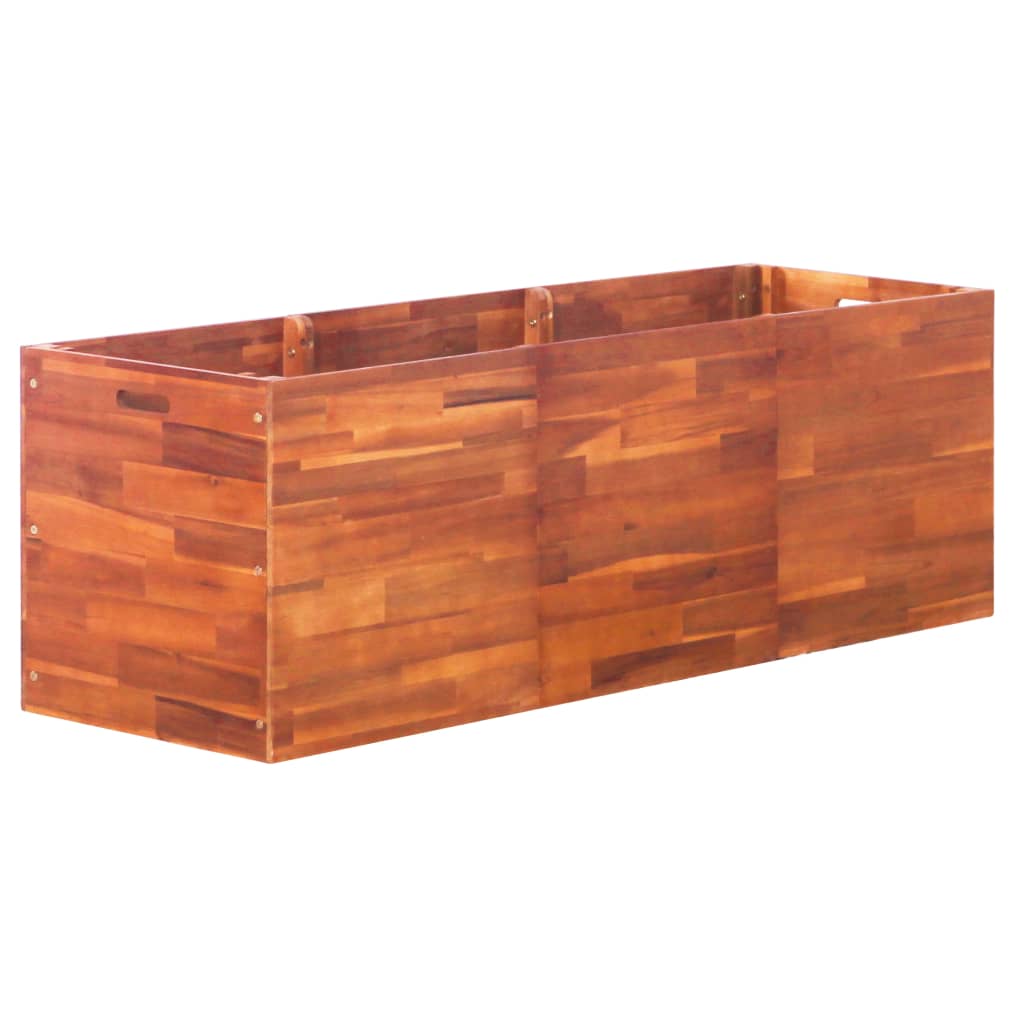 foto del prodotto fioriera rialzata piante fiori acacia giardino 150 x 50 x 50 cm 02 0001185