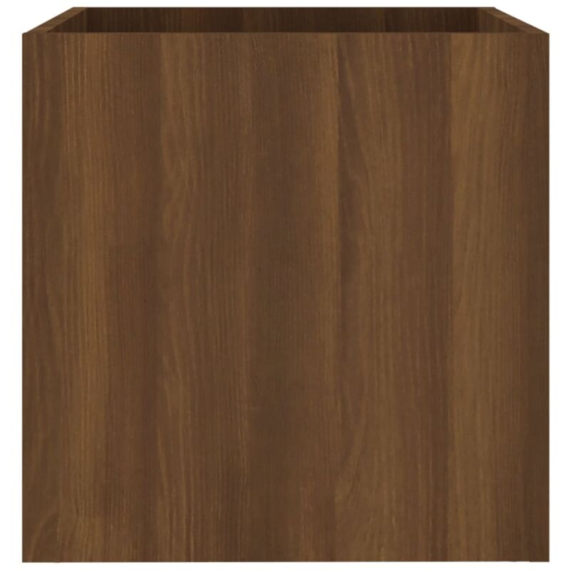 foto del prodotto fioriera rovere marrone 40x40x40 cm in legno multistrato