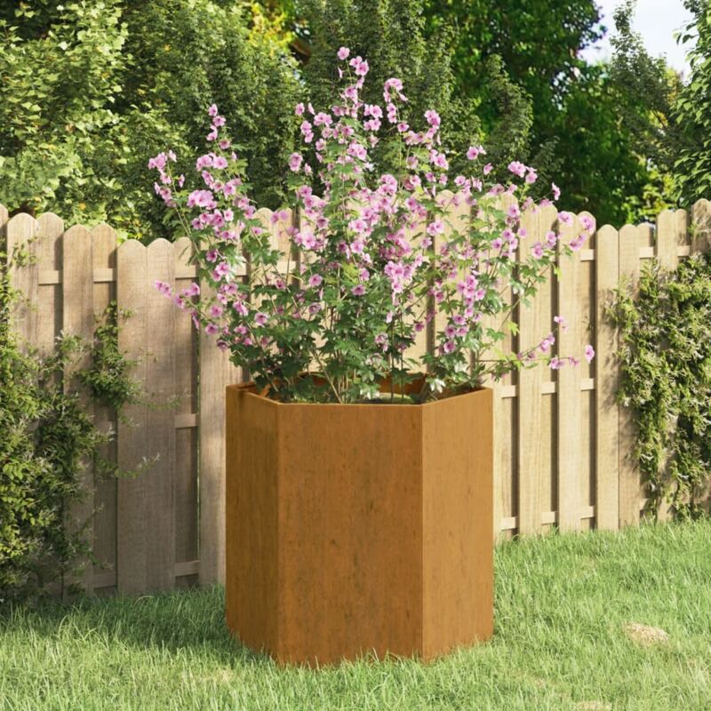 foto del prodotto fioriera ruggine 40x40x45 cm acciaio corten vidaxl