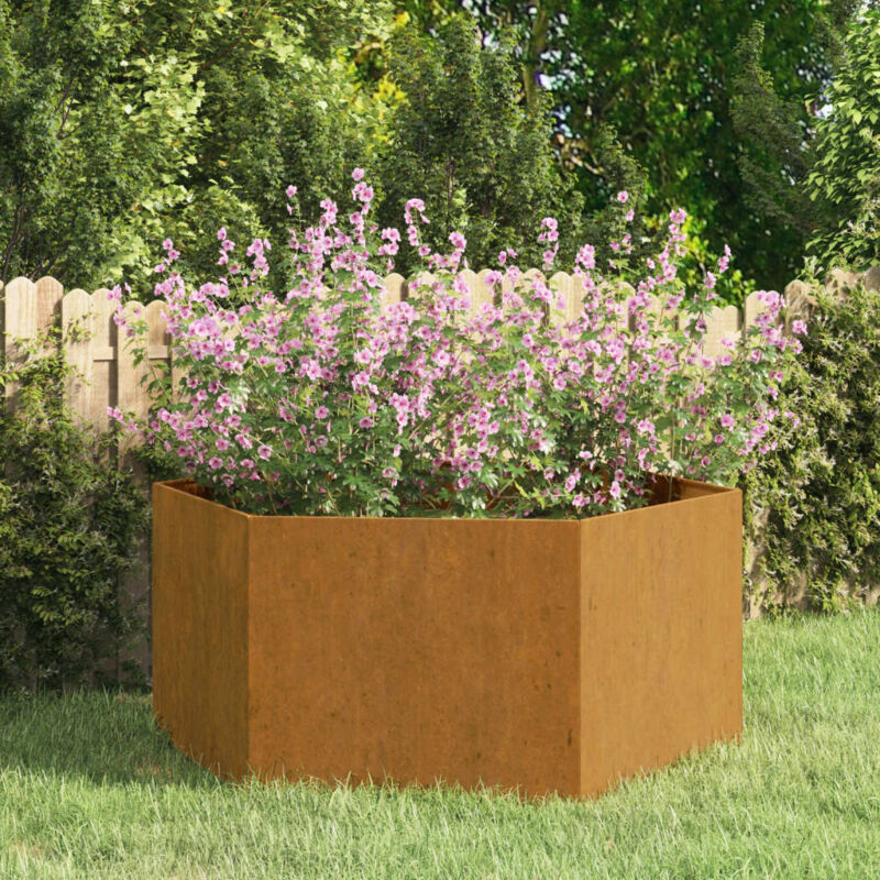 foto del prodotto fioriera ruggine 90x90x45 cm acciaio corten vidaxl