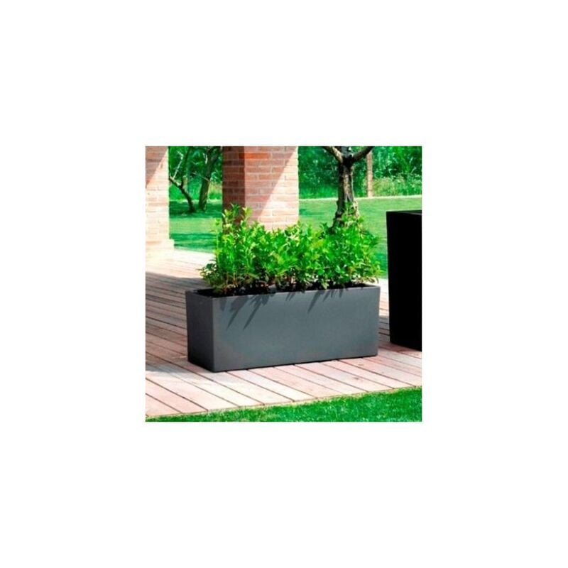 foto del prodotto fioriera schio cassa 80 antracite 80 cm