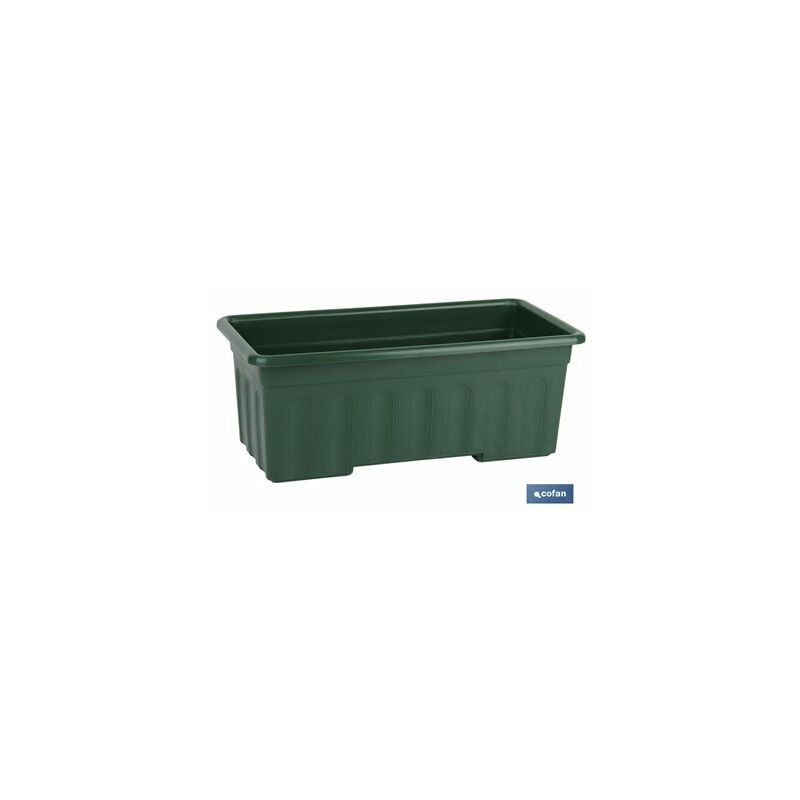 foto del prodotto fioriera verde modello fiori d arancio 60x22x15 cm