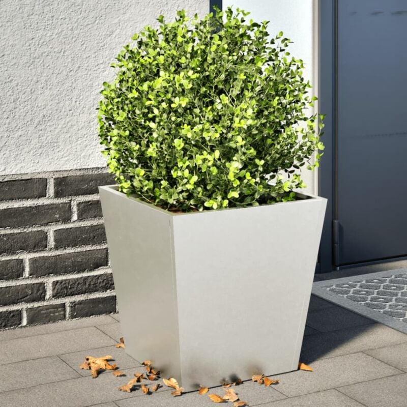 foto del prodotto fioriere da giardino 2 pz 40x40x40 cm in acciaio inox vidaxl