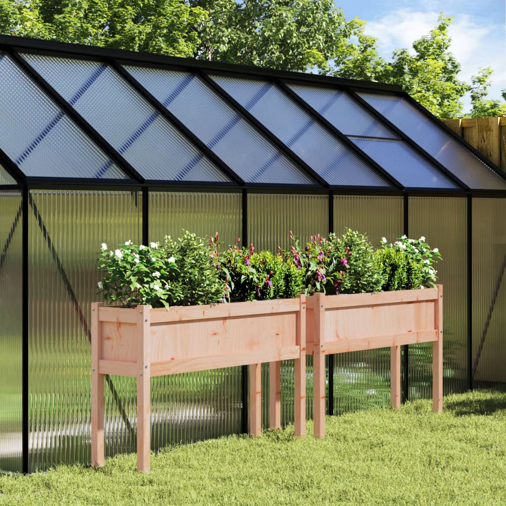 foto del prodotto fioriere da giardino 2 pz con gambe legno massello di douglascod mxl 85250