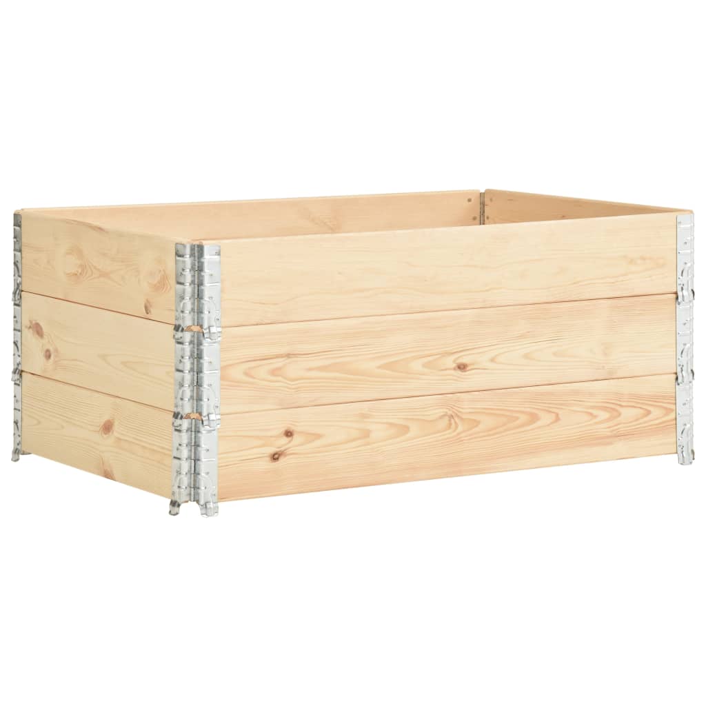 foto del prodotto fioriere rialzate 3 pz 100 x 150 cm in legno di pino massiccio