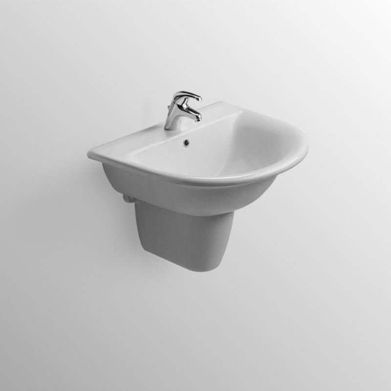 foto del prodotto fiorile lavabo 1f 3f 70x58 bianco codice prod t073000 ideal standard