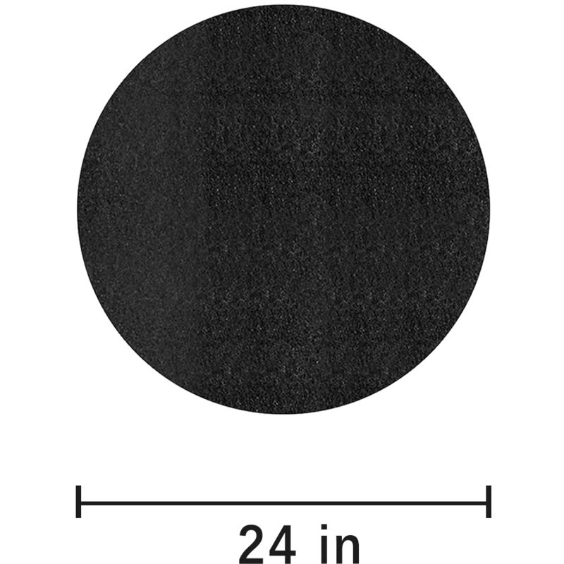 foto del prodotto fire mat fire mat outdoor furnace brazier insulation mat black round fire retardant 24 inch