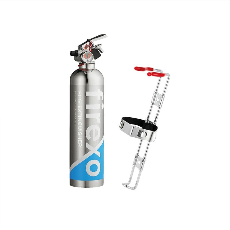 foto del prodotto firexo estintore (500ml) - fire extinguisher per casa, auto, cucina, camper, lavoro, ristorante, barca, camino - estintore a polvere per tutte le