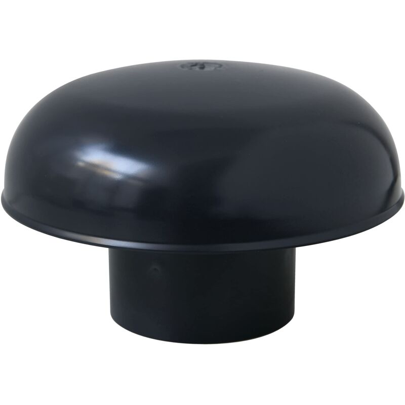 foto del prodotto first plast cdv75a cappello di ventilazione testa esalatore, senza rete, ardesia, diametro interno 75 mm