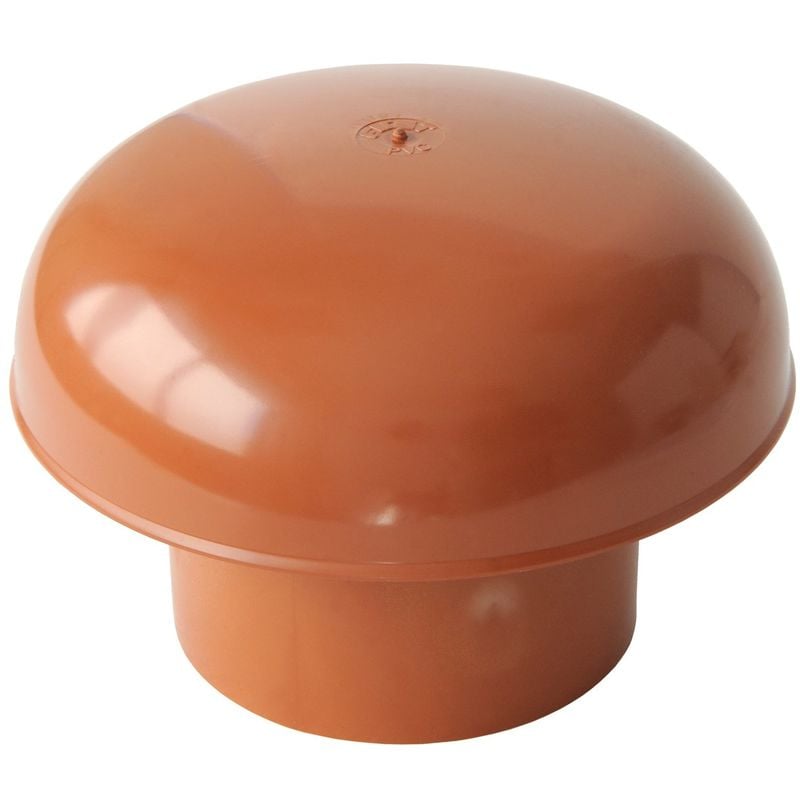 foto del prodotto first plast cdvm100t cappello di ventilazione testa esalatore, rosso, diametro 100 mm
