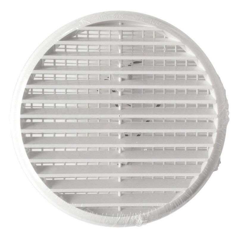 foto del prodotto first plast griglia aerazione extra universale con molla e rete in abs bianco cm 12,5 16