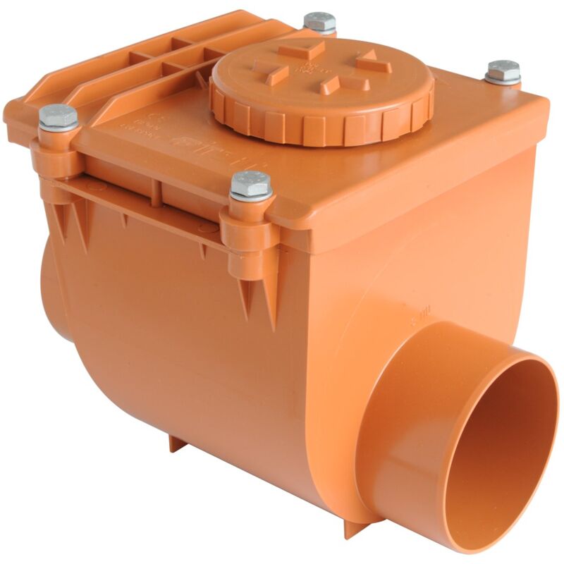 foto del prodotto first plast nrc110a valvola antiritorno in pvc ad incollaggio, rosso, 110 mm
