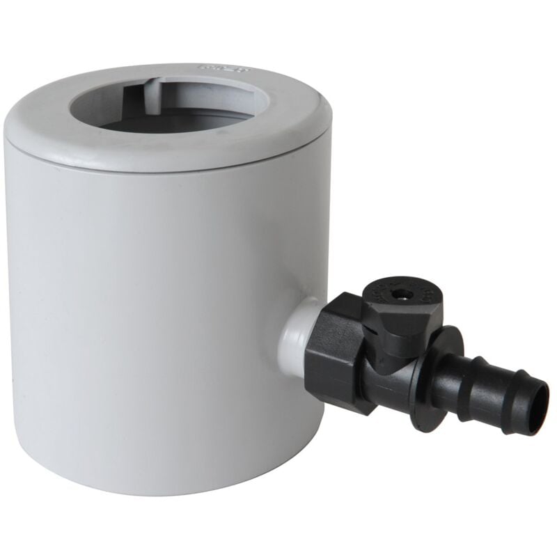foto del prodotto first plast rapf186n recuperatore acqua piovana con parafoglie e valvola portagomma, grigio