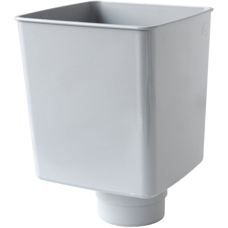 foto del prodotto first plast rcq100n raccoglitore pluviale quadrato, grigio, 100 mm