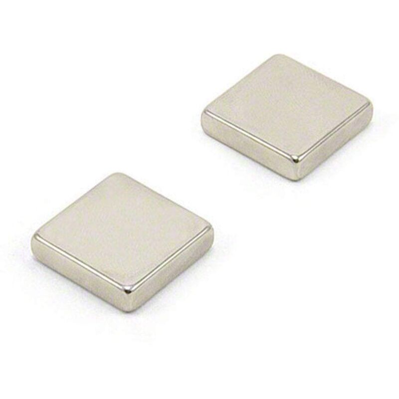foto del prodotto first4magnets f20205 2, magnete con portata 7,8 kg, 20 x 20 x 5 mm n42 neodym, 2 pz.