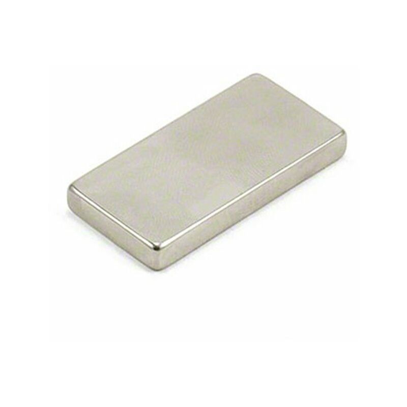 foto del prodotto first4magnetstm magnete neodimio di grado n52 ultra elevato per ingegneria, produzione e fai da te 40mm x 20mm x 5mm di spessore 15,1kg