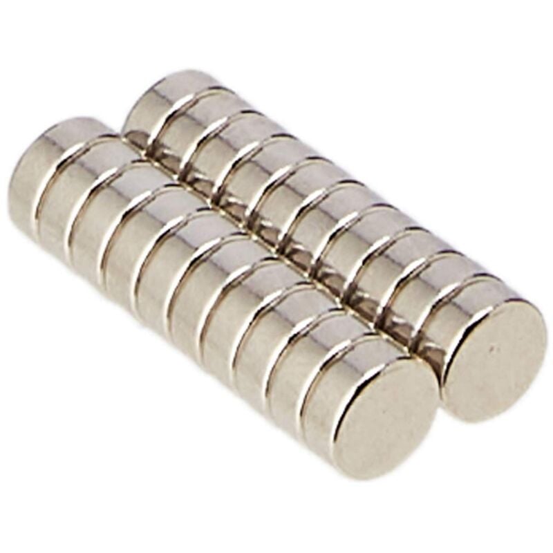 foto del prodotto first4magnetstm n42 magneta neodimio per arti, mestieri, produzione di modelli, fai da te, hobby, ufficio e casa 4mm dia x 1,5mm di spessore