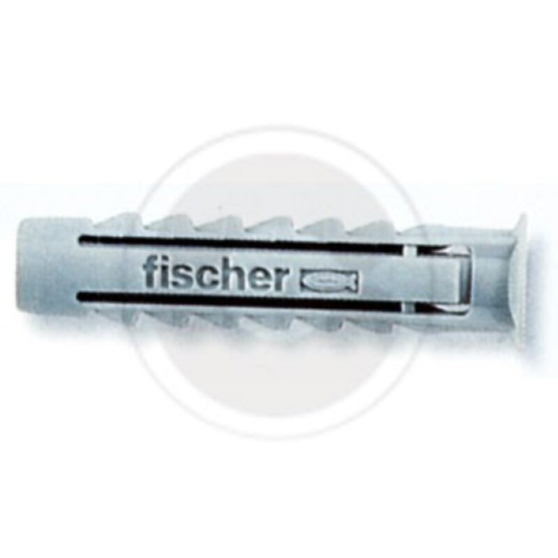 foto del prodotto fischer 100 pz tasselli sx 8 in nylon senza vite tassello fissaggi leggeri