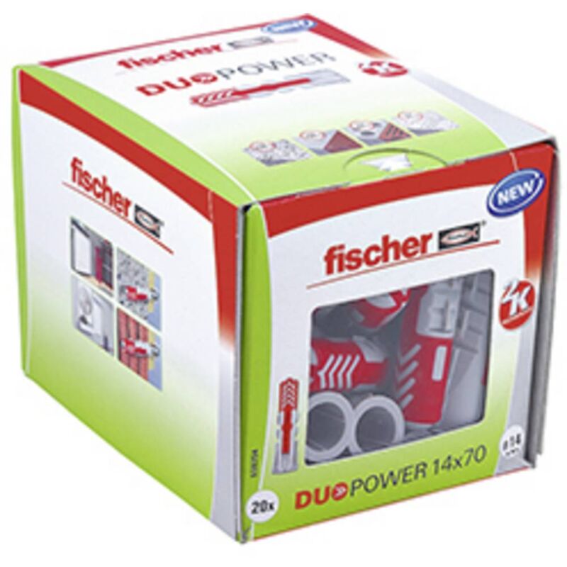 foto del prodotto fischer 538254 duopower 14x70 ld tassello a 2 componenti 70 mm 14 mm 20 pz.