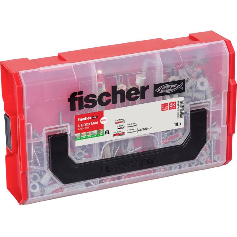 foto del prodotto fischer 548862 fixtainer duo line scatola assortimento tasselli 1 pz.