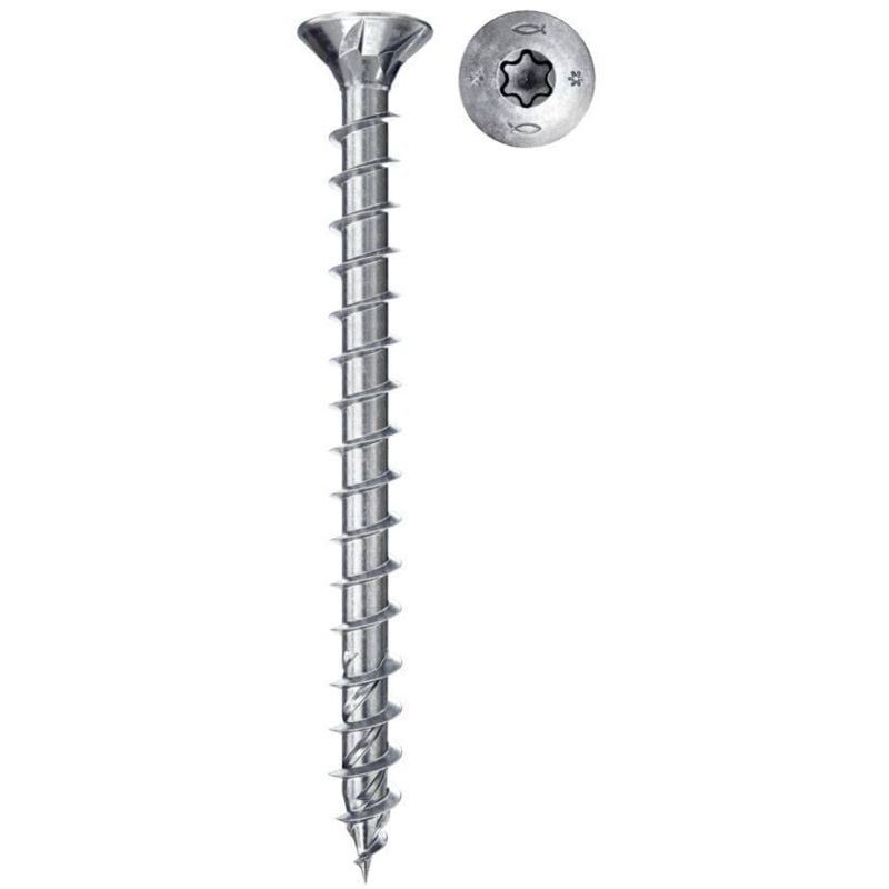 foto del prodotto fischer 670012 power fast ii vite per truciolare 3 mm 30 mm impronta t acciaio galvanizzato zinco 200 pz.