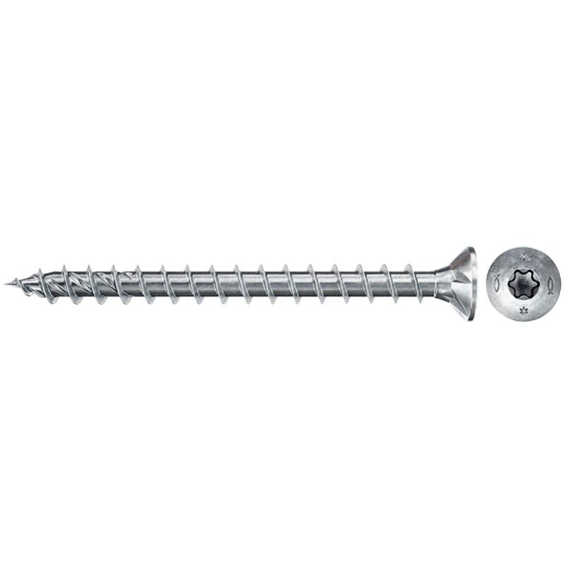 foto del prodotto fischer 670153 viti per legno, aciaio zincato, 4.0 x 25