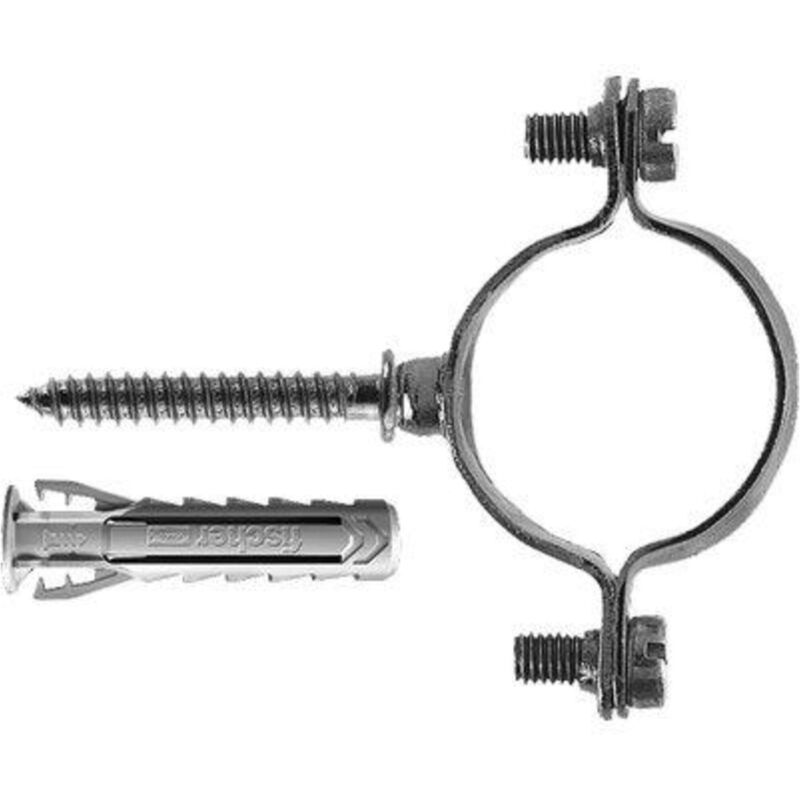foto del prodotto fischer collare tubo czv acciaio zinc mm 26 vite tassello sx6 plus cf pz 10 1 confezione