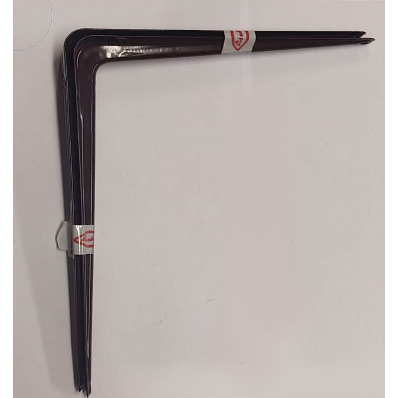 foto del prodotto fischer coppia reggimensole nervate per arredo casa 250x300mm colore marrone