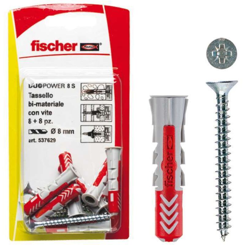 foto del prodotto fischer - duopower 8 s k fissaggio con vite in blister 00537629