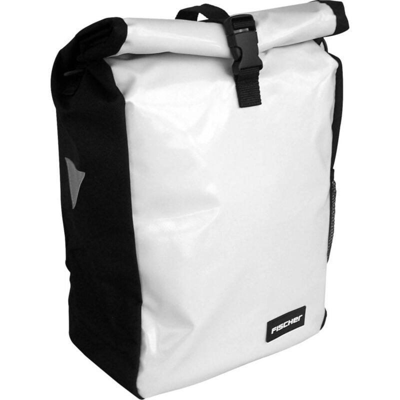 foto del prodotto fischer fahrrad - 86264 borsa per portapacchi bianco, nero