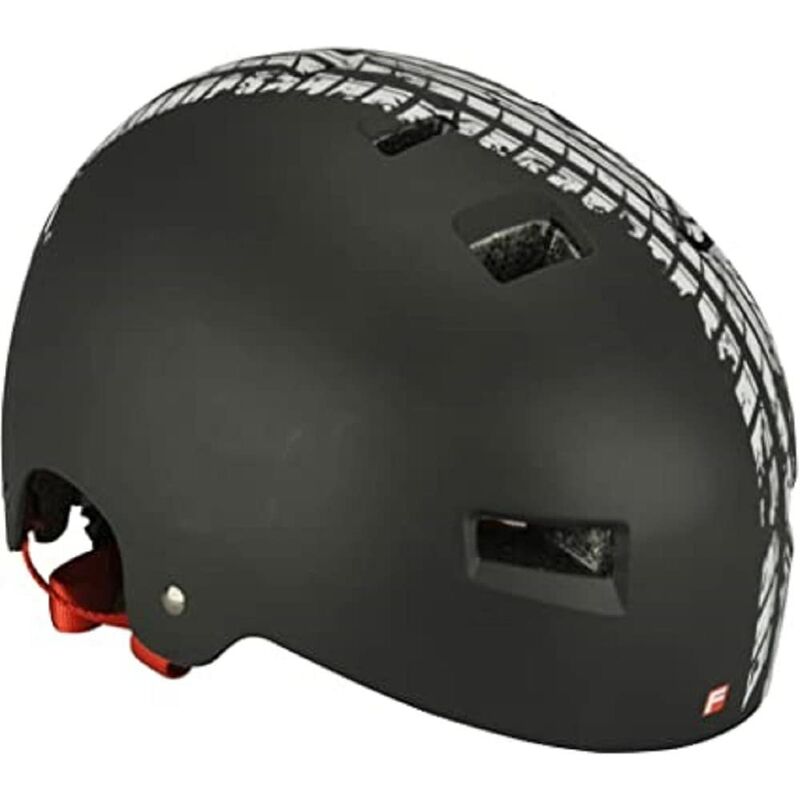 foto del prodotto fischer fahrrad fischer ragazzi bmx track casco da bicicletta, ragazzo, bmx track, nero bianco, l xl