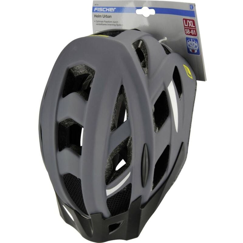 foto del prodotto fischer fahrrad urban levin s m casco mtb grigio, nero taglia m