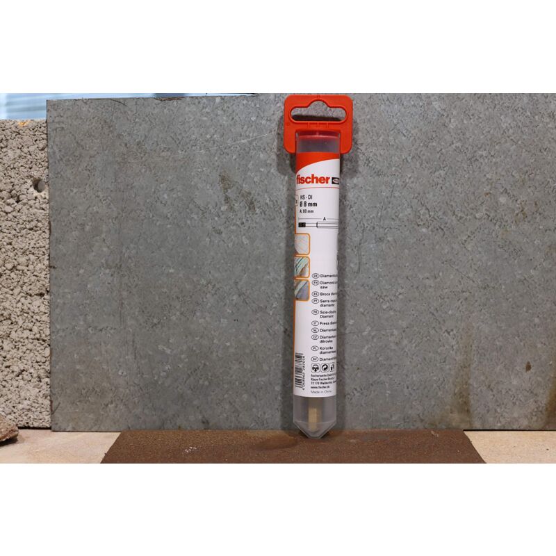 foto del prodotto fischer fc 12 k punta trapano 12mm, fresa diamantata per foratura a secco di piastrelle, e gres porcellanato